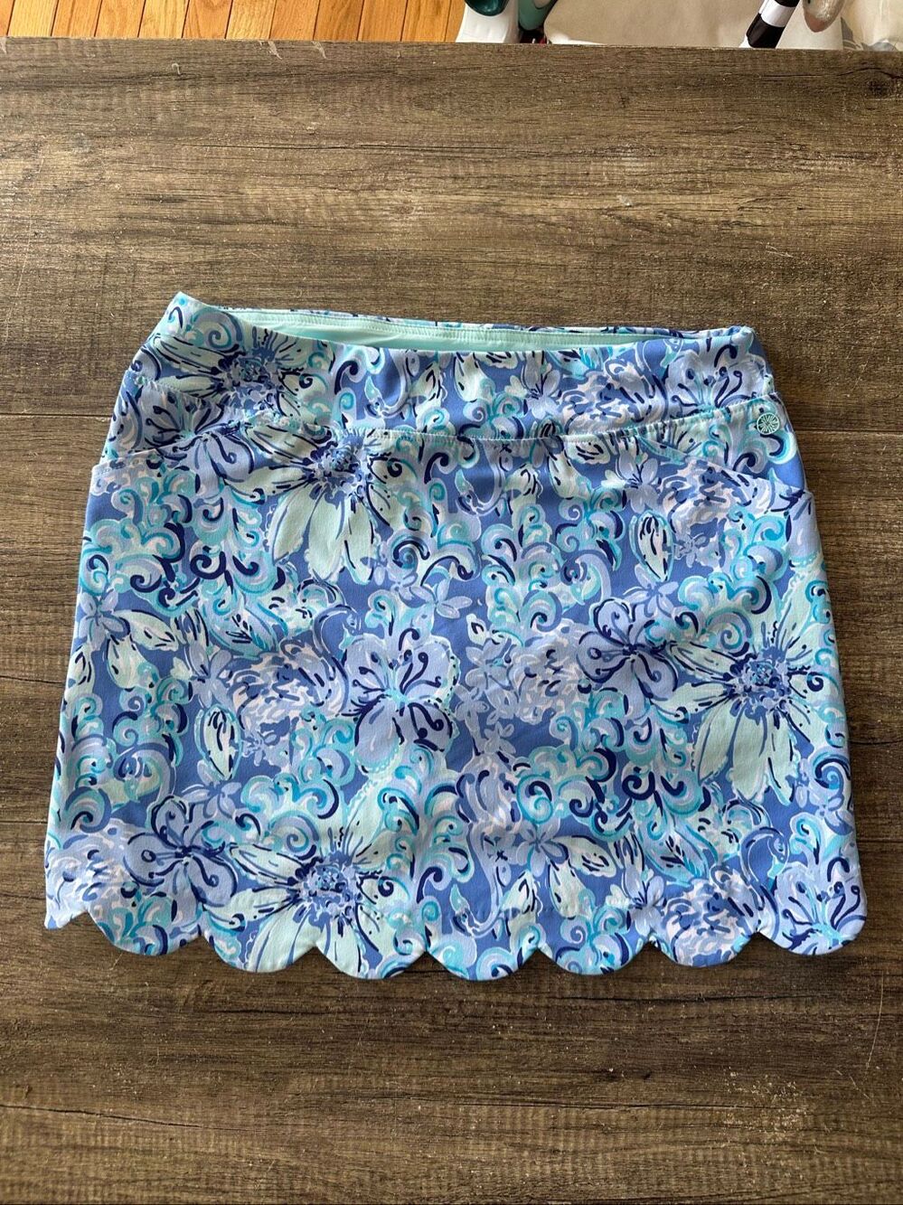 Lilly Pulitzer Luxeletic Skort Blue Size 14